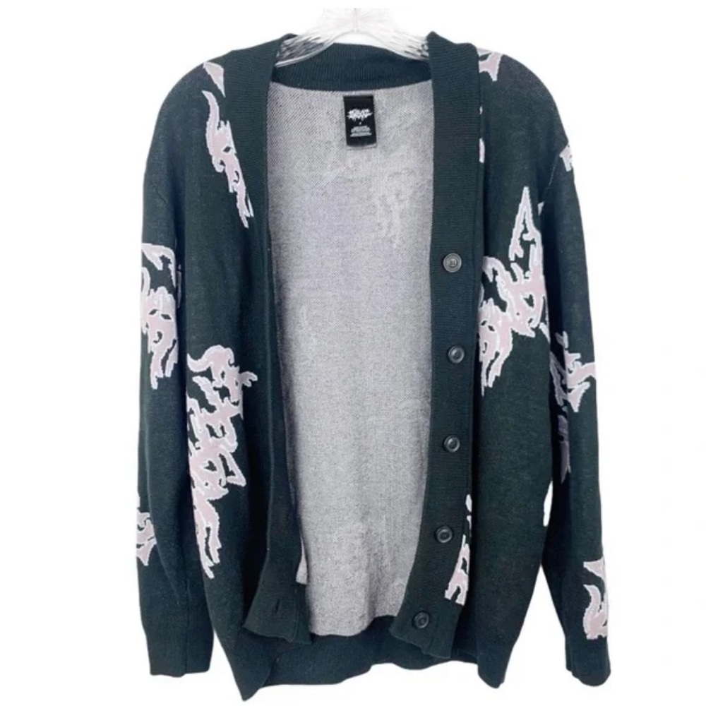 Swixxz by maggie lindeman black cardigan. Oversized.